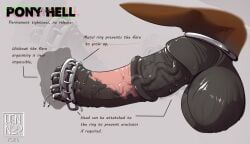 aennor, accessory, animal_genitalia, animal_penis, balls