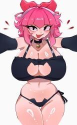 melodie_(brawl_stars), brawl_stars, hoshoidk, 1girls, bell