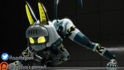 robo-fortune, skullgirls, 1girl, 1girls, animal_ears