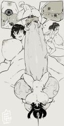 onioniogre, erection, futanari, galaxies, giantess