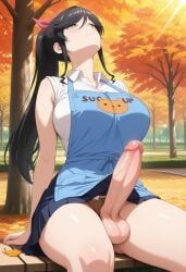 kinme_wakana, nickythecreator, 1futa, 1girl, animal_print