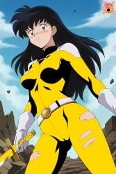 higurashi_kagome, kagome_higurashi, yellow_ranger, inuyasha, power_rangers