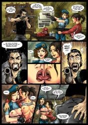 jill_valentine, zoey_(left_4_dead), left_4_dead_(series), resident_evil, r-ex