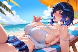 yelan_(genshin_impact), genshin_impact, hoyoverse, mihoyo, arzagod