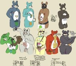 crack_bear, death_bear, evil_bear, gay_bear, gimp_bear