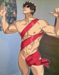 sakamoto_tatsuma, gintama, thisiszeer, bara, brown_hair