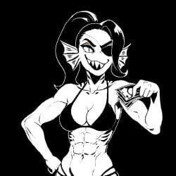 undyne, undyne_(undertale), undertale, undertale_(series), 1girl