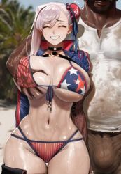 miyamoto_musashi_(fate), miyamoto_musashi_(swimsuit_berserker), fate/grand_order, fate_(series), 1male1female