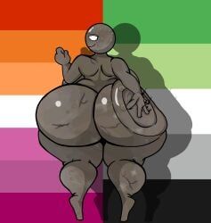 titania_(solarballs), solarballs, aromantic, aromantic_pride_colors, big_breasts