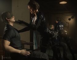 jill_valentine, jill_valentine_(sasha_zotova), leon_scott_kennedy, capcom, resident_evil
