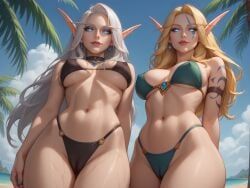 alleria_windrunner, vereesa_windrunner, warcraft, world_of_warcraft, passion_ai