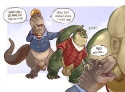 robbie_sinclair, dinosaurs_(series), banana_da_boi, 3_toes, 4_fingers