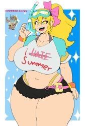 akita_neru, hacker_(tds), roblox, big_breasts, blonde_hair