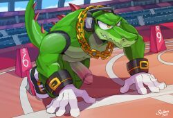 vector_the_crocodile, sega, sonic_the_hedgehog_(series), sellon, 5_fingers