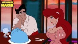 ariel, armand_(armand_et_rolande), prince_eric, the_naked_maker_(oc), armand_et_rolande