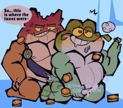 bog_(amphibia), mayor_toadstool, amphibia, amphibia_(series), somehornydud3