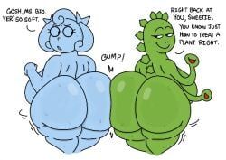 biollante, charlene_(making_fiends), chibi_biollante, chibi_godzilla_raids_again, godzilla_(series)