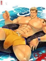 hunt_wynorski, final_destination, restarx, 1boy, abs