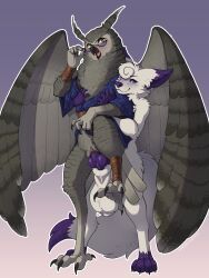 noname_waffel, arctic_fox, big_wings, bird, bird_feet