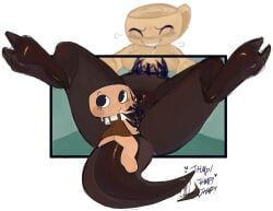 shelly_(dandy's_world), twisted_shelly_(dandy's_world), dandy's_world, after_cunnilingus, anthro
