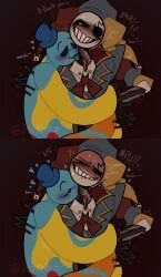 doey_the_doughman, prototype_(poppy_playtime), the_prototype_(poppy_playtime), annoyed_expression, consensual