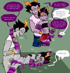 cronus_ampora, eridan_ampora, troll_(homestuck), homestuck, 2boys