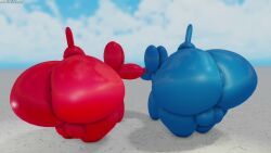 muitetul, 2boys, ass, balloon, balloon_animal