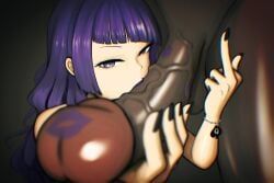 tanaka_mamimi, idolmaster, 1boy, 1girls, dark-skinned_male