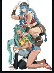 brazilian_miku, hatsune_miku, vocaloid, world_cup, abs