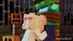 zombie_(minecraft), minecraft, patreon, purpurblock, 1boy