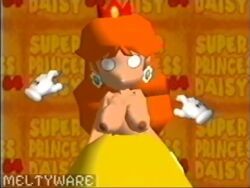 low_poly_daisy, princess_daisy, mario_(series), nintendo, nintendo_64