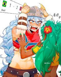 brazilian_miku, hatsune_miku, world_cup, abs, flag