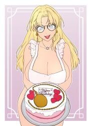 aurora_(jabberwocky), original, eshiede, apron, apron_only