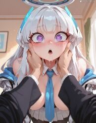 noa_(blue_archive), blue_archive, fresk0n, 1boy, 1girl