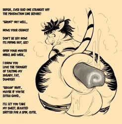 zebra_cakes, moomular, anthro, anus, balls