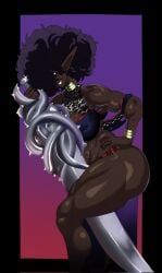 bahaal_(jinn_hunter), jinn_hunter, mertius, 1girls, african