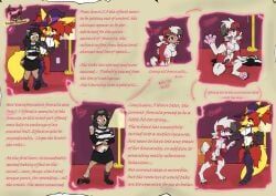 delphie_(hayden_fencfoxo), delphox, generation_6_pokemon, generation_7_pokemon, lycanroc