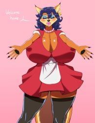 carmelita_fox, sly_cooper_(series), plankboy, anthro, big_breasts