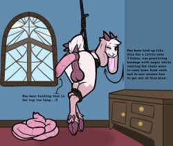 anthro, anus, arms_tied, ass, balls