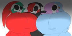 shy_gal, shy_gal_black, shy_gal_blue, shy_gal_red, mario_(series)