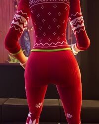 jolly_jammer, christmas, fortnite, 1girls, ass