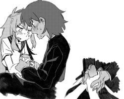 aubrey_(omori), kel_(omori), omori, huasuan69416, guided_handjob