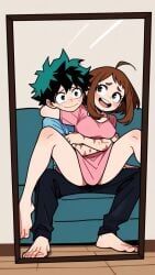izuku_midoriya, midoriya_izuku, ochako_uraraka, uraraka_ochako, boku_no_hero_academia