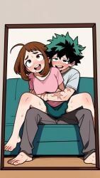 izuku_midoriya, midoriya_izuku, ochako_uraraka, uraraka_ochako, boku_no_hero_academia