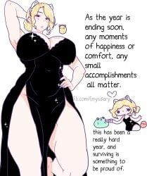 gold_potato_(theshunbun), kawaii_potato, theshunbun, beauty_mark, black_eyelashes