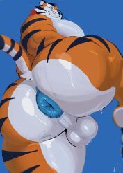 tony_the_tiger, frosted_flakes, kellogg's, freeposers_(artist), anthro
