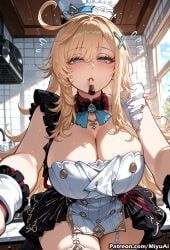 escoffier_(genshin_impact), genshin_impact, miyuai, 1girl, bangs