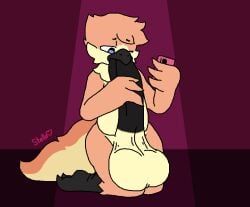 jamie_bliss_(jamiebirby), couldbestella, anthro, auto_cum_inflation, autocumflation