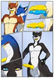 narusewolf, animal_genitalia, animal_penis, anthro, balls