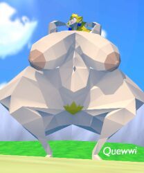 low_poly_peach, princess_peach, princess_peach_(cyanu), mario_(series), nintendo
